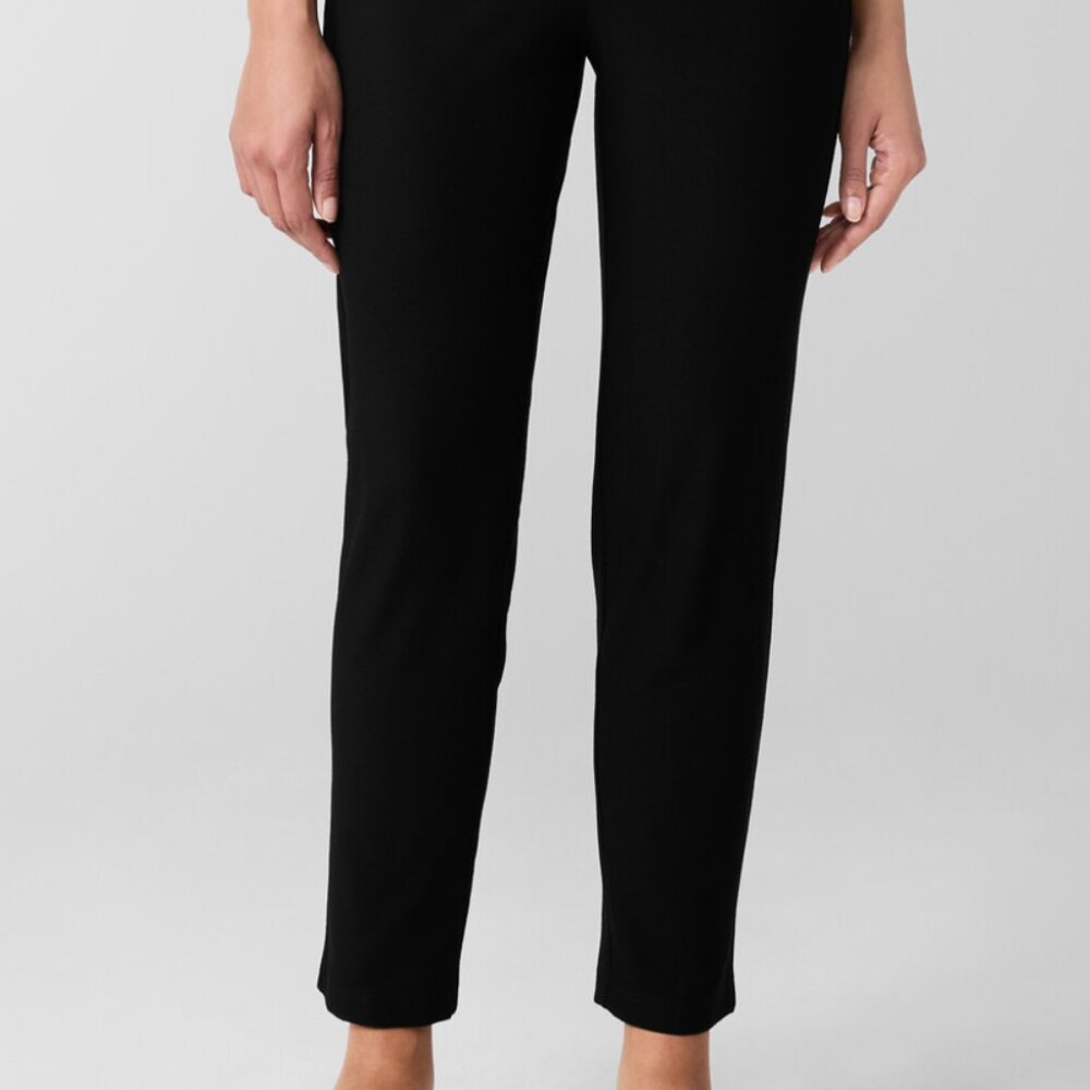Eileen Fisher Washable Stretch Crepe Pant- Size Large